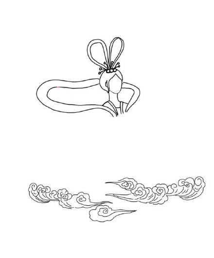 简单又漂亮的嫦娥简笔画教程