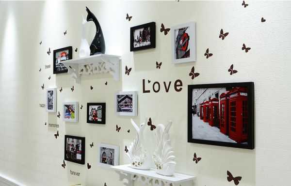 唯美现代创意照片墙设计风格