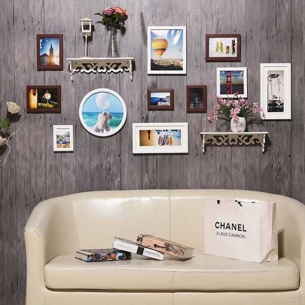 唯美现代创意照片墙设计风格