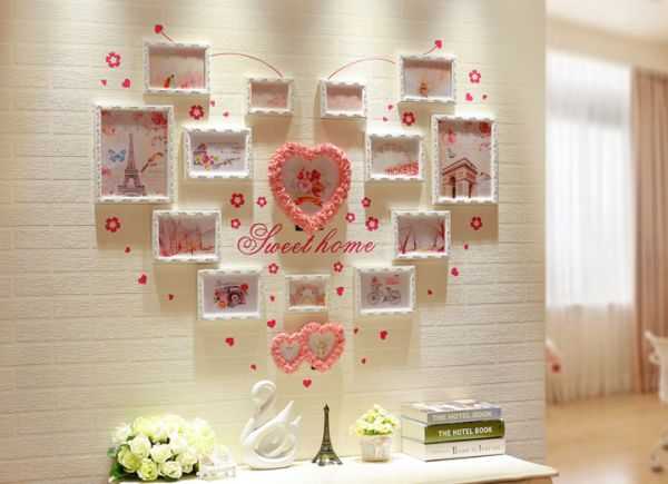 唯美现代创意照片墙设计风格