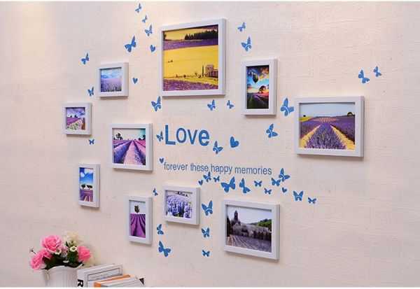 唯美现代创意照片墙设计风格