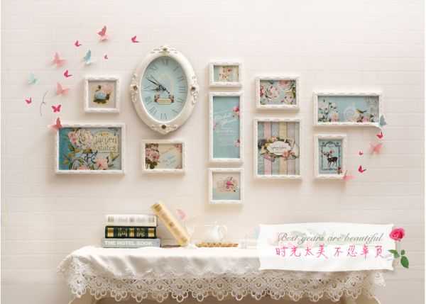 唯美现代创意照片墙设计风格