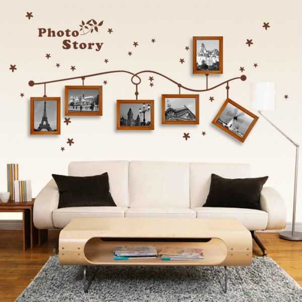 唯美现代创意照片墙设计风格