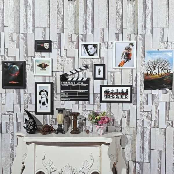 唯美现代创意照片墙设计风格