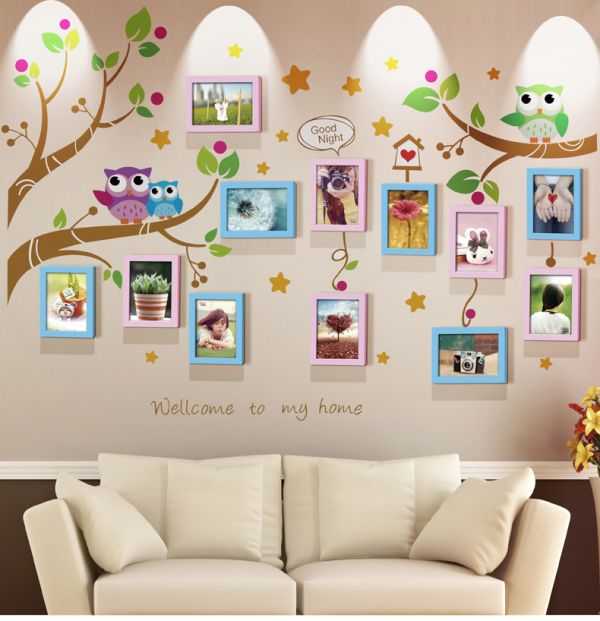 唯美现代创意照片墙设计风格