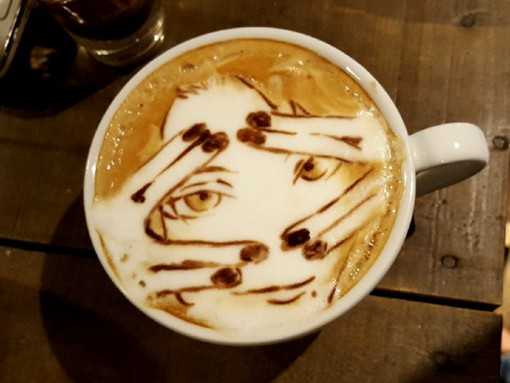 日本REISSUE咖啡店出的卡布奇诺拉花动漫系列主题 创意卡通拉花美的都舍不得吃了