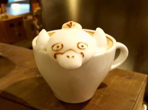 日本REISSUE咖啡店出的卡布奇诺拉花动漫系列主题 创意卡通拉花美的都舍不得吃了