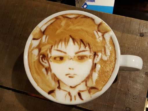 日本REISSUE咖啡店出的卡布奇诺拉花动漫系列主题 创意卡通拉花美的都舍不得吃了