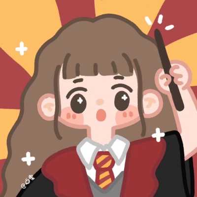 2021哈利波特Q版萌图四人闺蜜头像