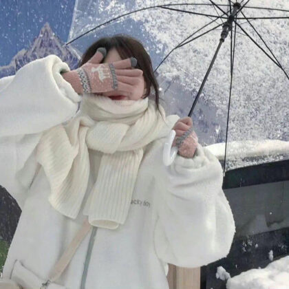 浓浓冬意微信女生头像【冬天头像】
