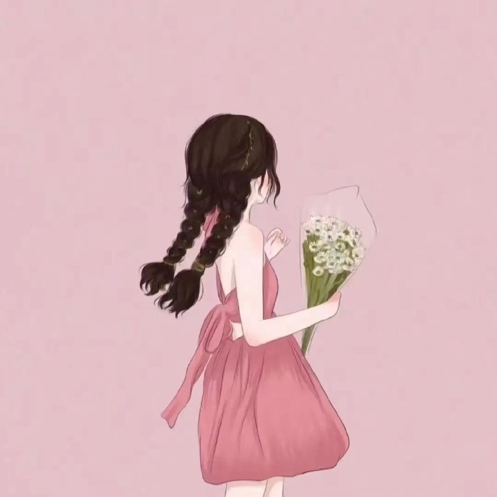 现代粉色简约女手绘头像一组,我猜你一定喜欢。
