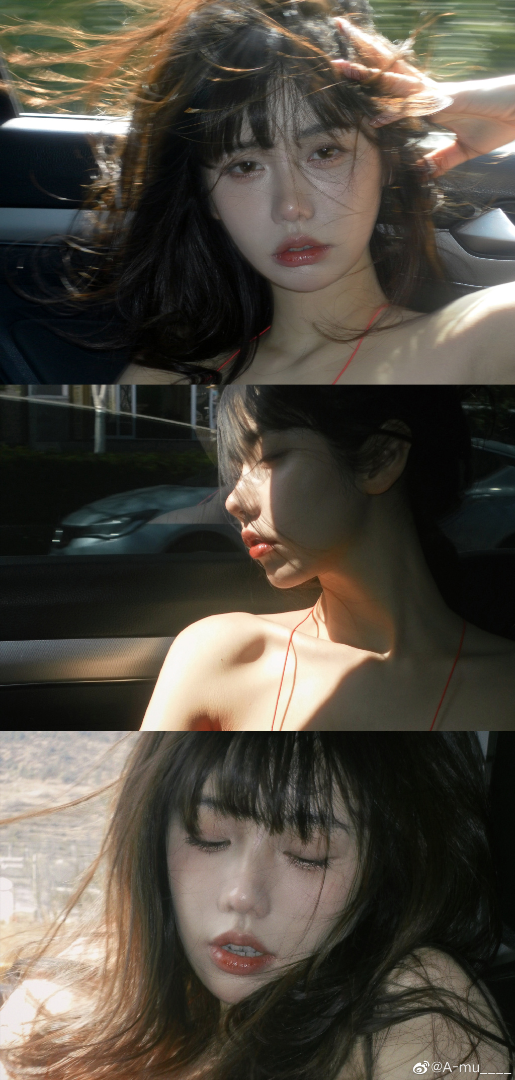 微博@A-mu_：少女私房写真