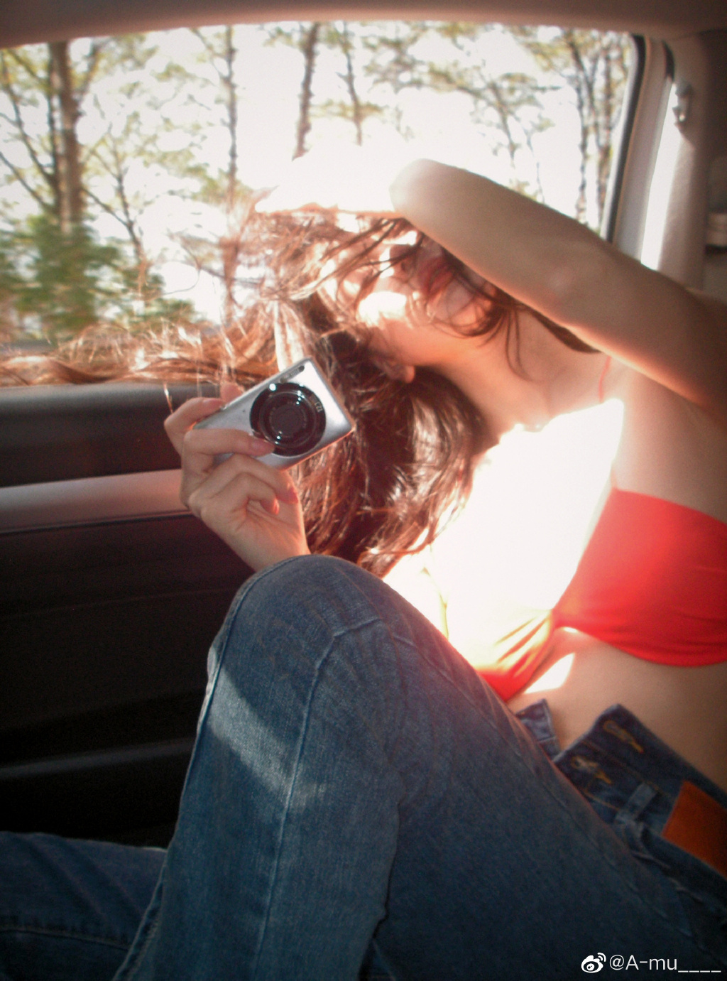 微博@A-mu_：少女私房写真