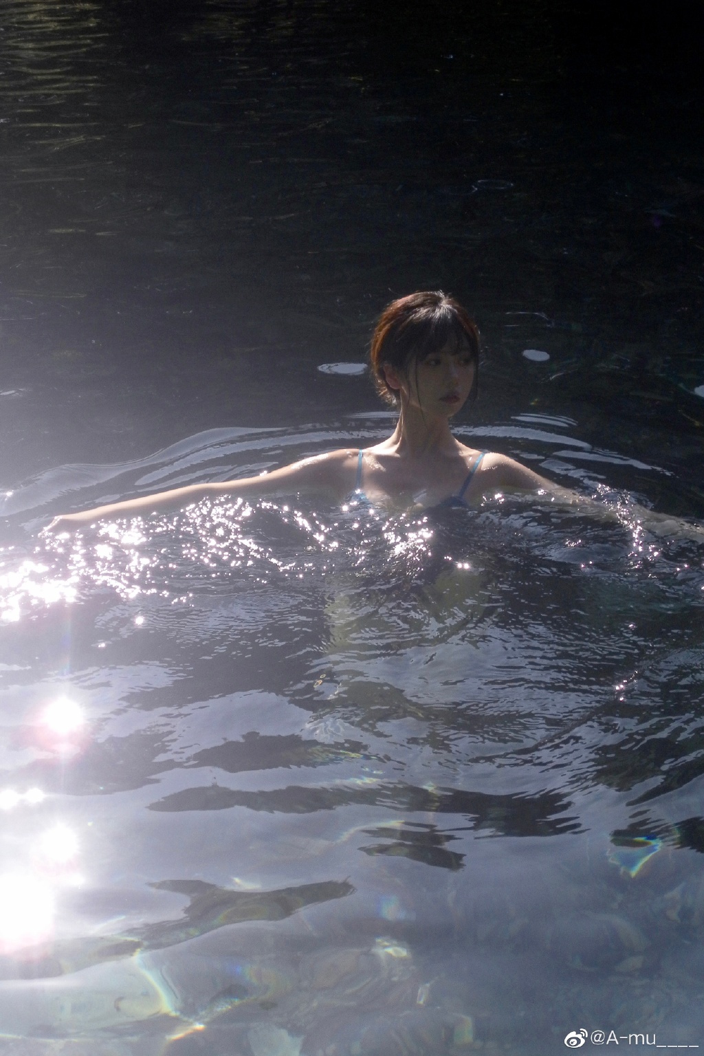 微博@A-mu_：少女私房写真