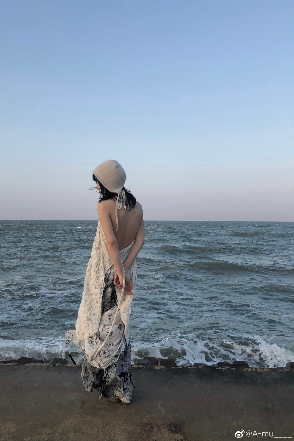 微博@A-mu_：少女私房写真