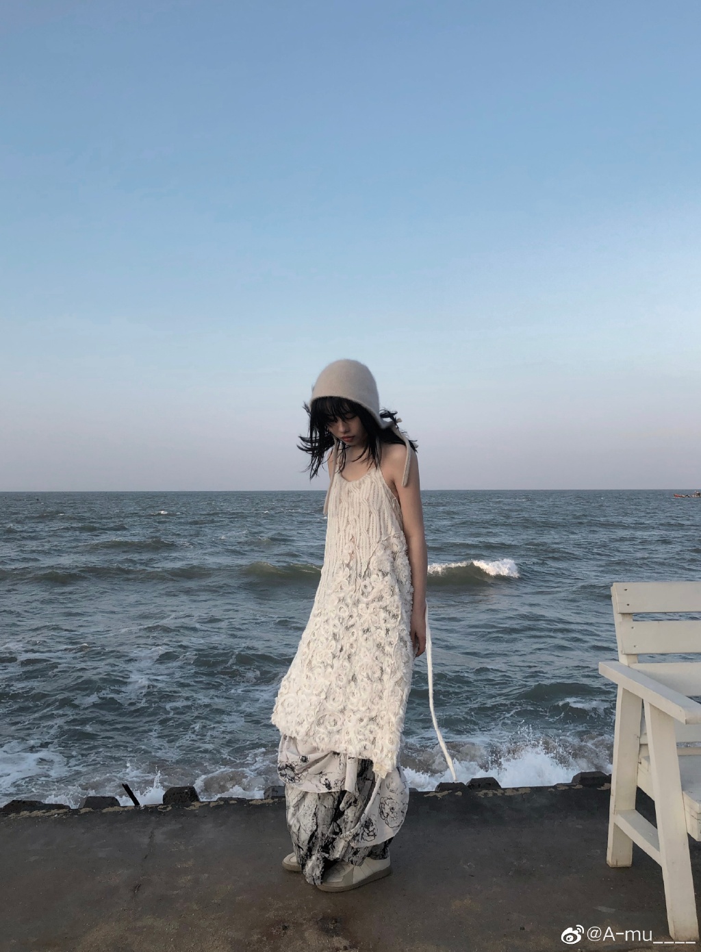 微博@A-mu_：少女私房写真