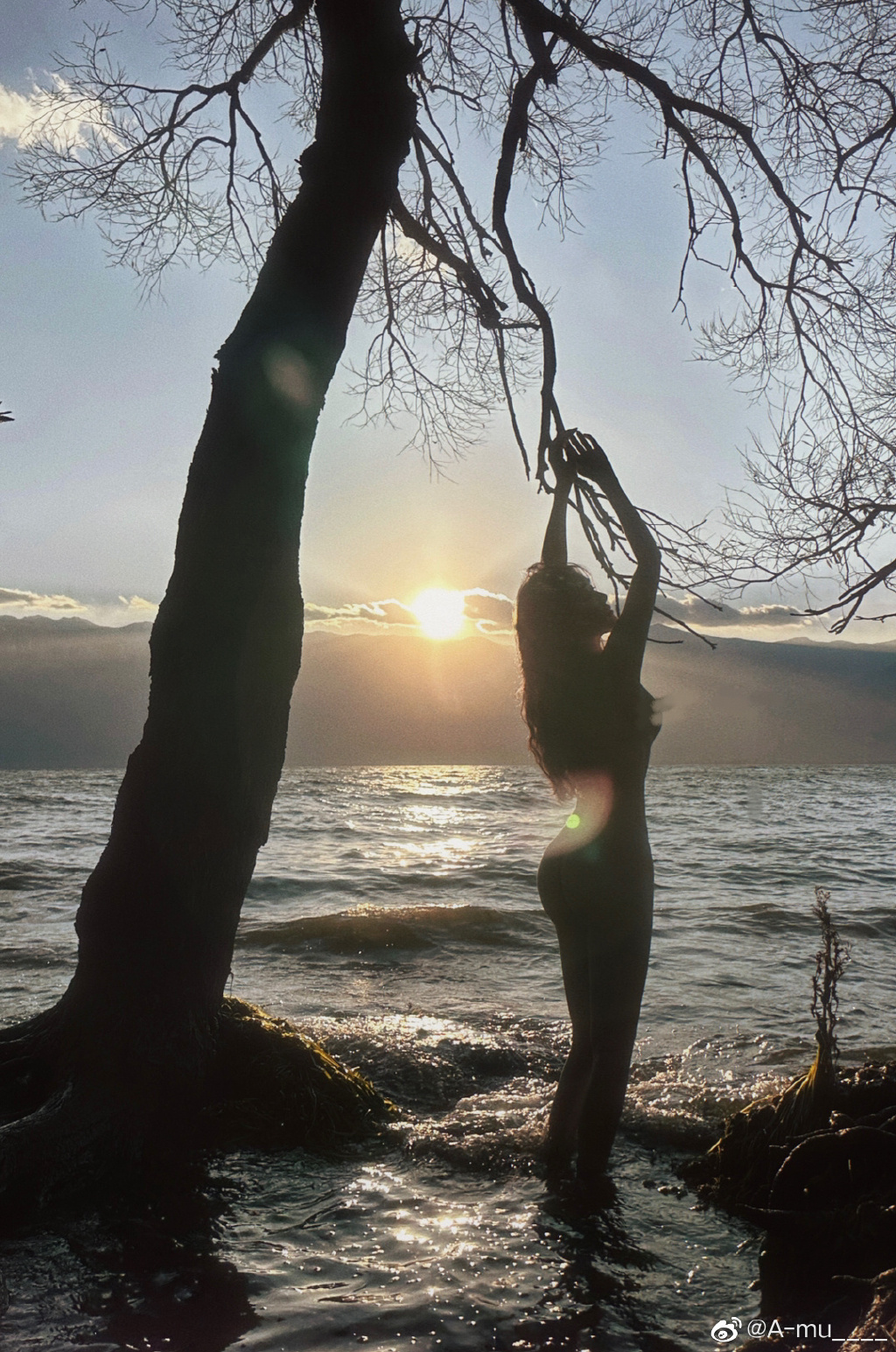 微博@A-mu_：少女私房写真