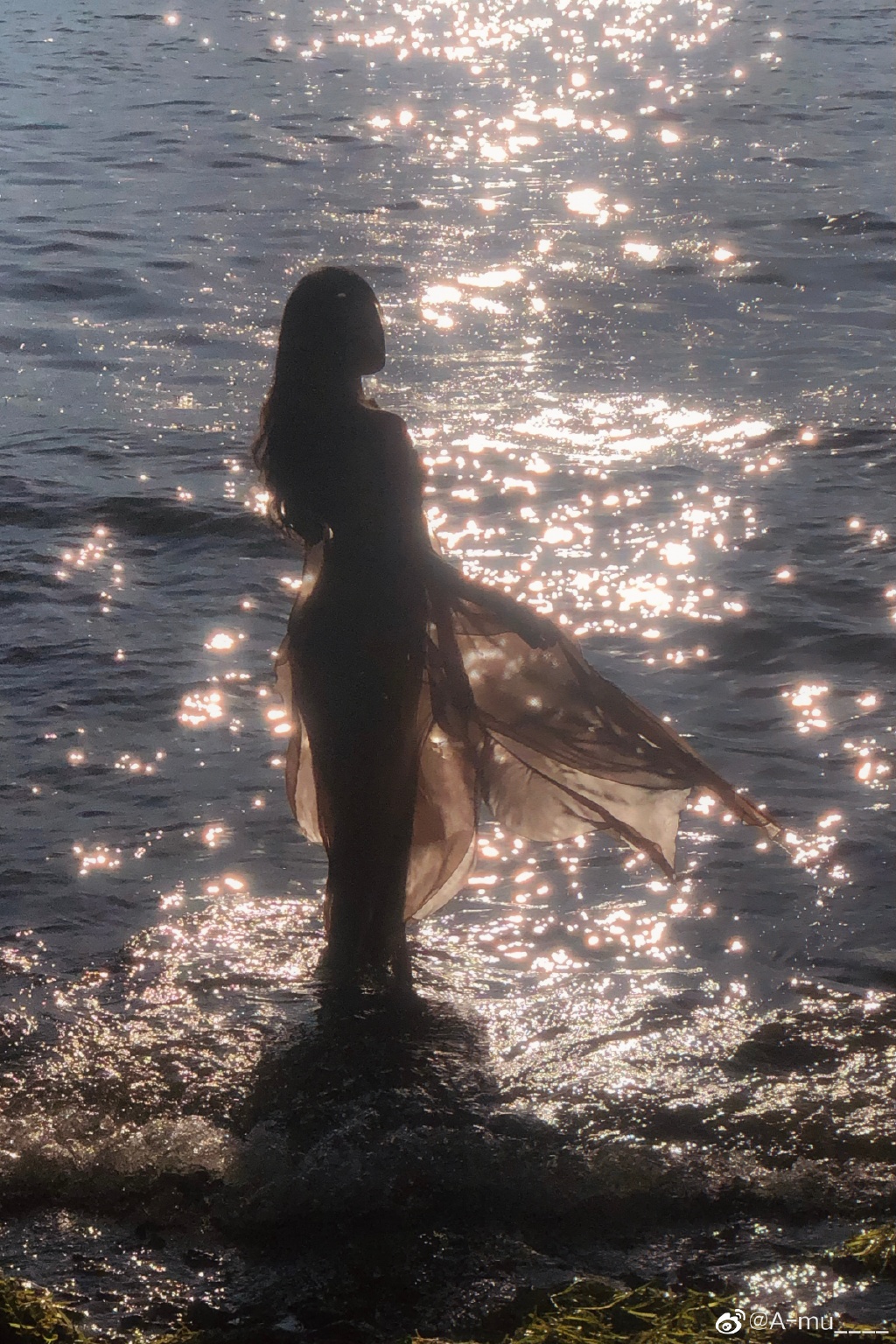 微博@A-mu_：少女私房写真