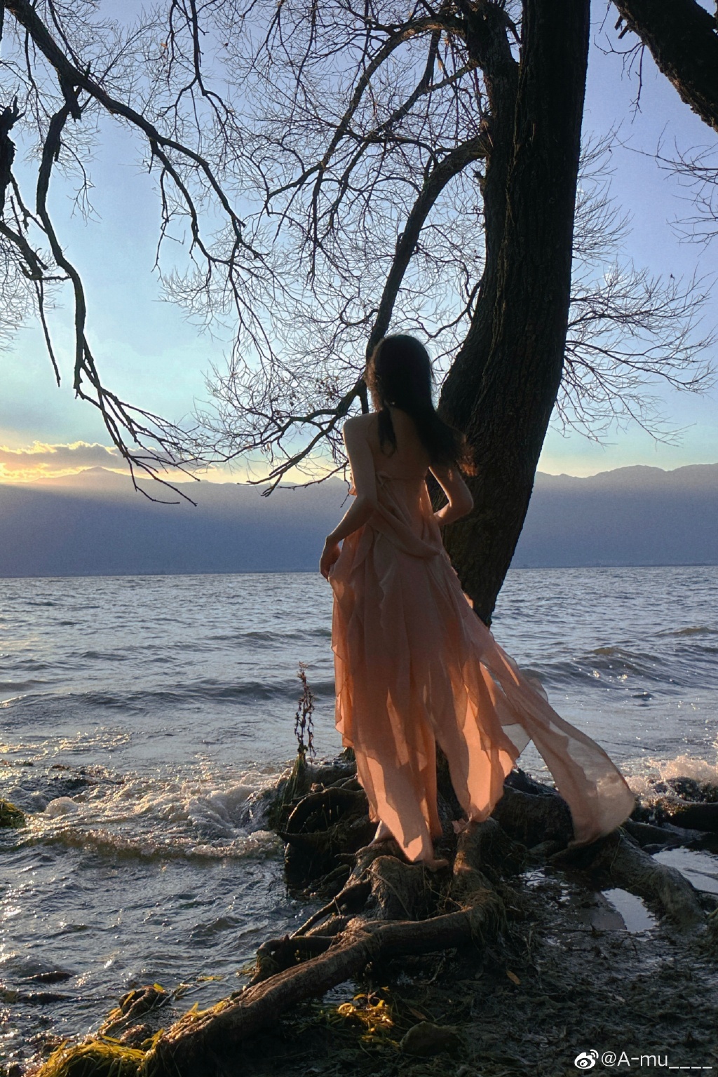 微博@A-mu_：少女私房写真