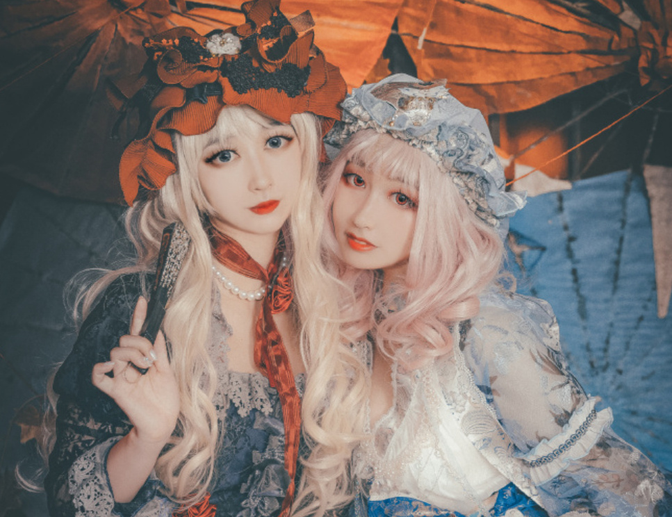 [贴图]东方project 八云紫@阿佐佐木君、西行寺幽幽子@-尘矽-