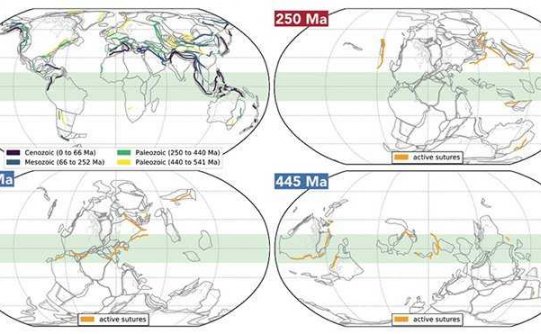 麻省理工学院的科学家认为,最近的三个冰河时代是由构造碰撞引发的
