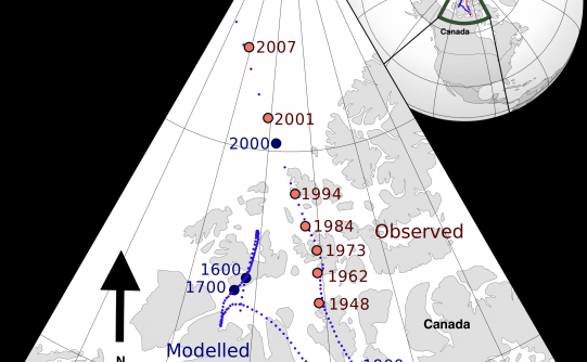 地球的北极正在快速移动,我们也许知道为什么了
