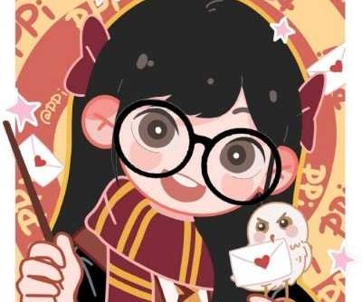 2021哈利波特Q版萌图四人闺蜜头像